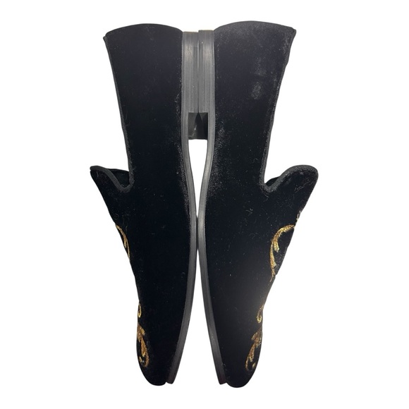 H&M Black and Gold Loafers - Picture 3 of 9